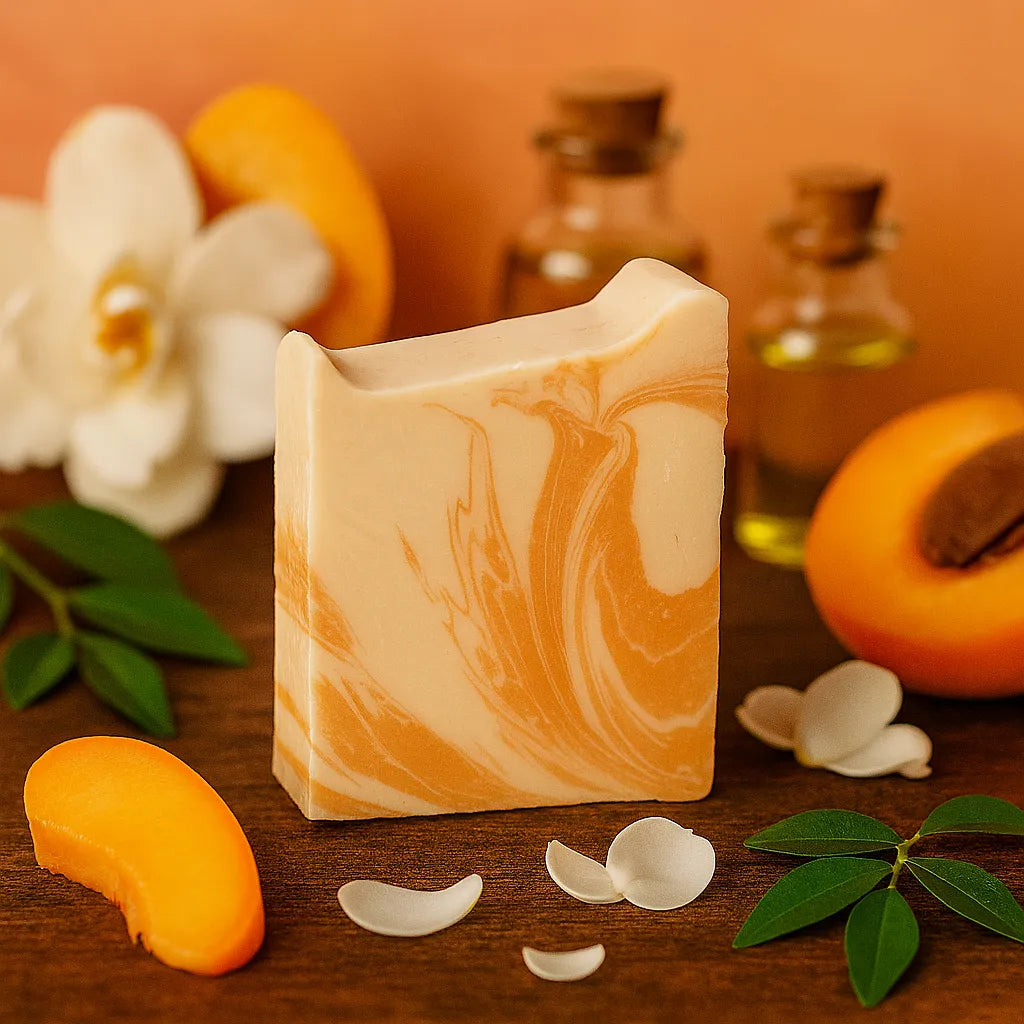 Cloudy Soap Petals handmade soap bar, a gentle first step in a natural skincare routine