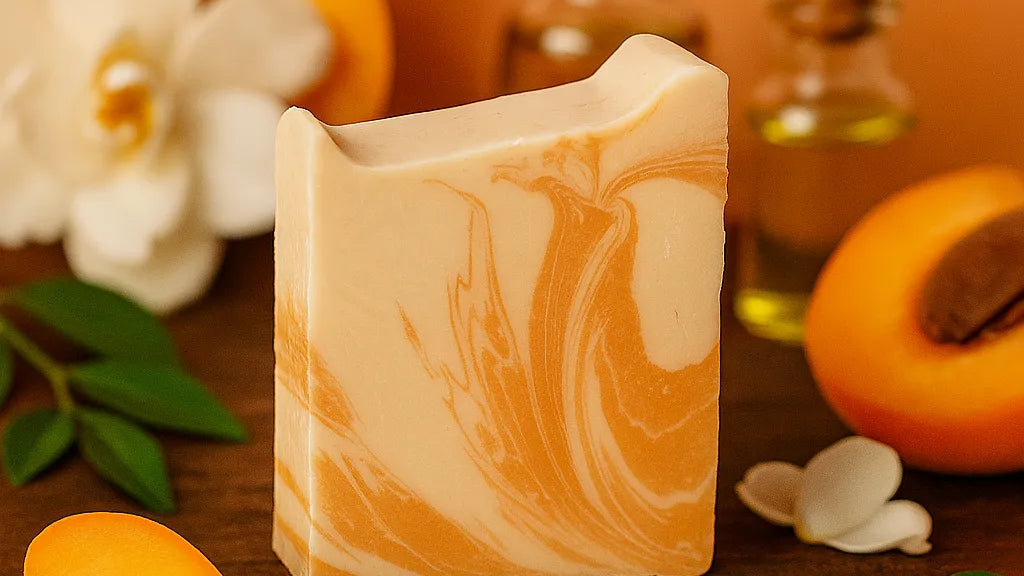 Cloudy Soap Petals handmade soap bar, a gentle first step in a natural skincare routine