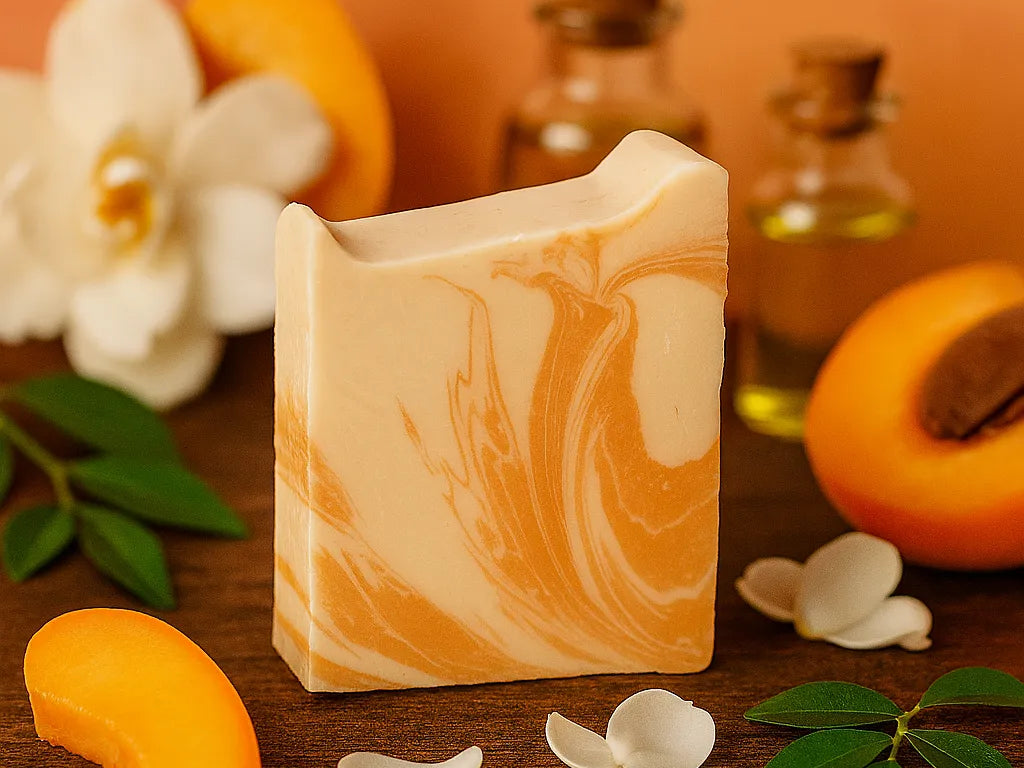 Cloudy Soap Petals handmade soap bar, a gentle first step in a natural skincare routine