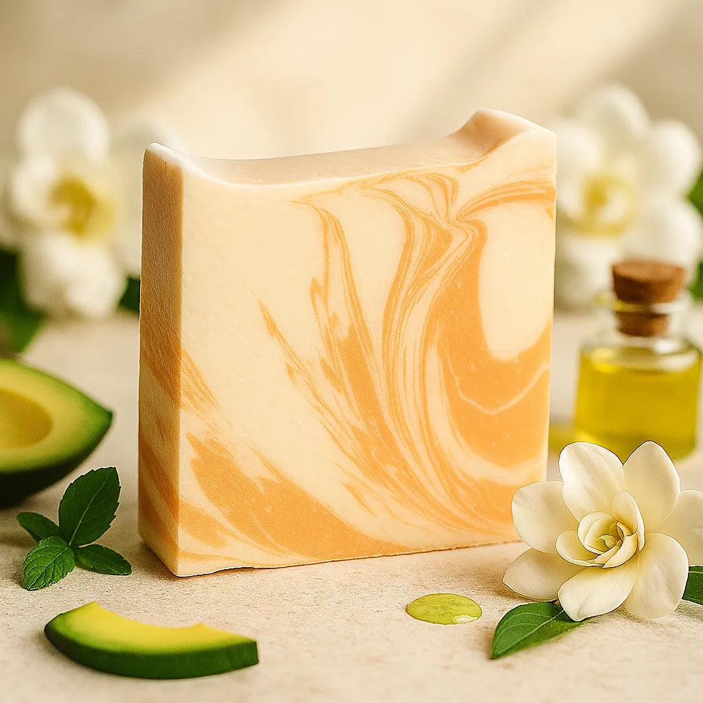 Cloudy Soap Petals shea butter soap bar