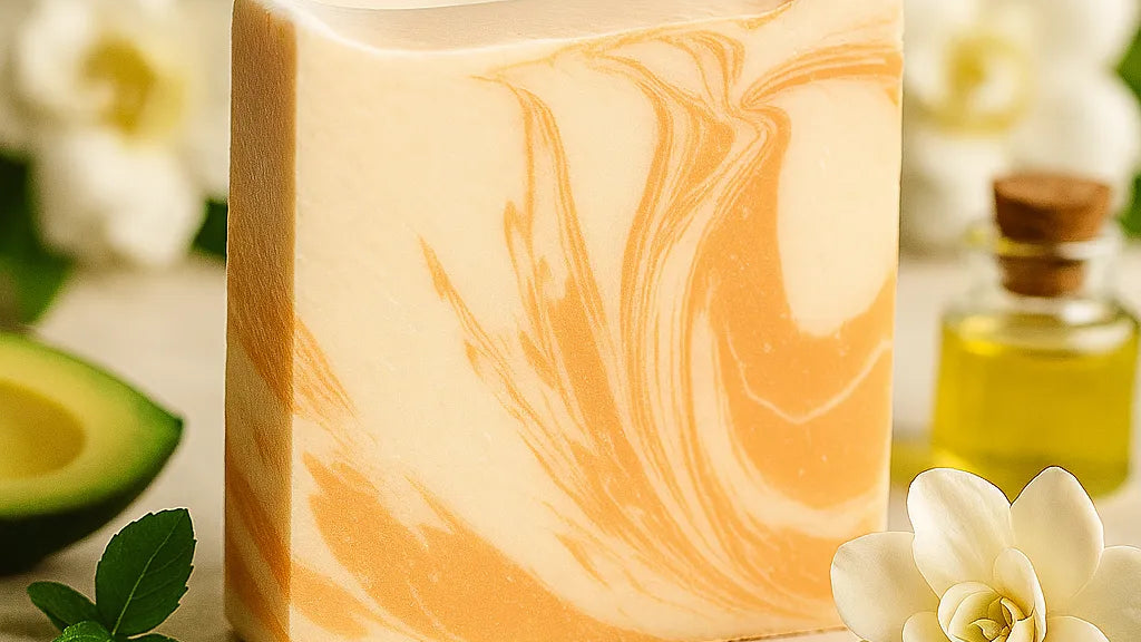 Cloudy Soap Petals shea butter soap bar
