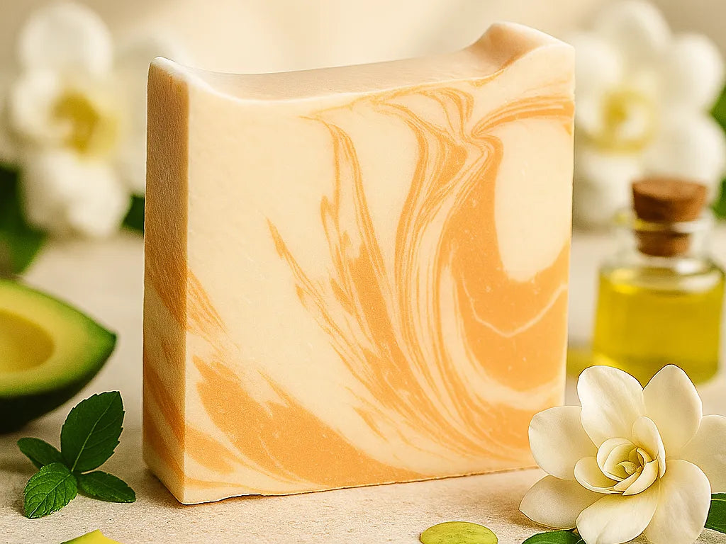 Cloudy Soap Petals shea butter soap bar